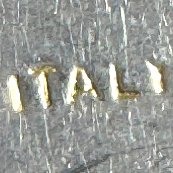 Antique Miniature Trinket Large Emerald Green Goldtone Filigree Ring Jewelry Box - Picture 4 of 12